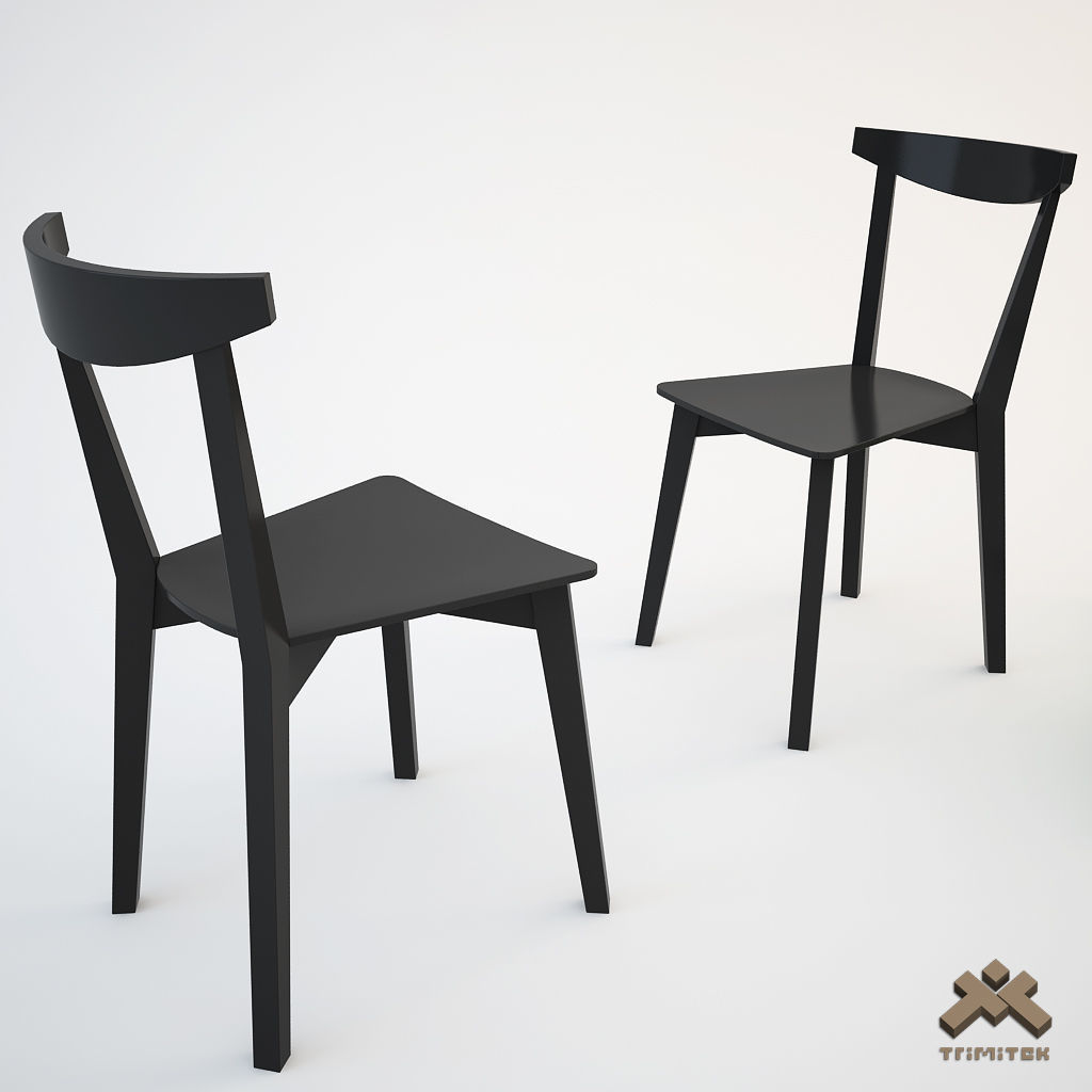 Evergreen Dining Chair and Barstool Set 3D Model Collection_15