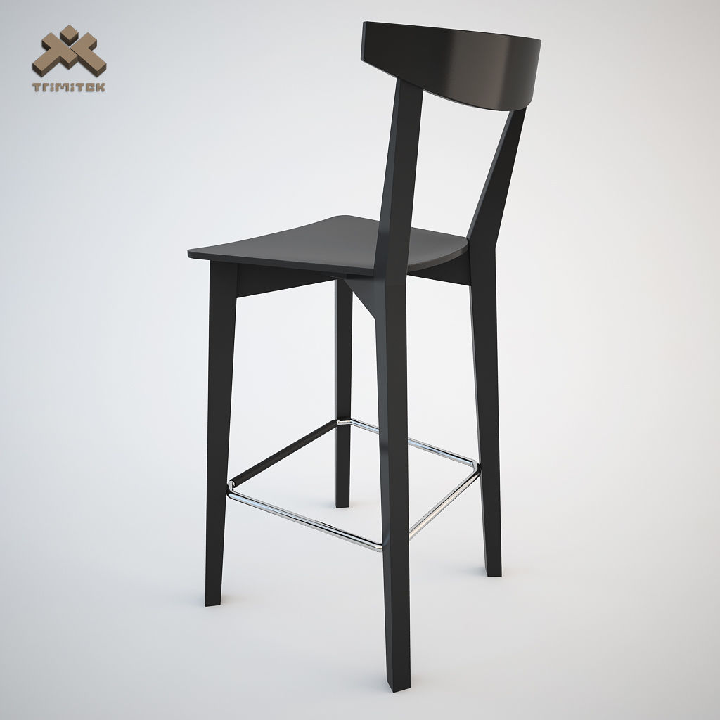 Evergreen Dining Chair and Barstool Set 3D Model Collection_7