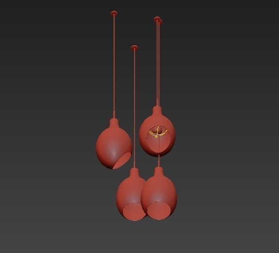 YBFQ LED Elegante pentant 3D model_2