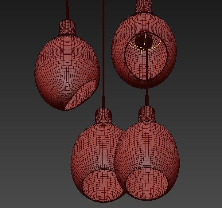 YBFQ LED Elegante pentant 3D model_4