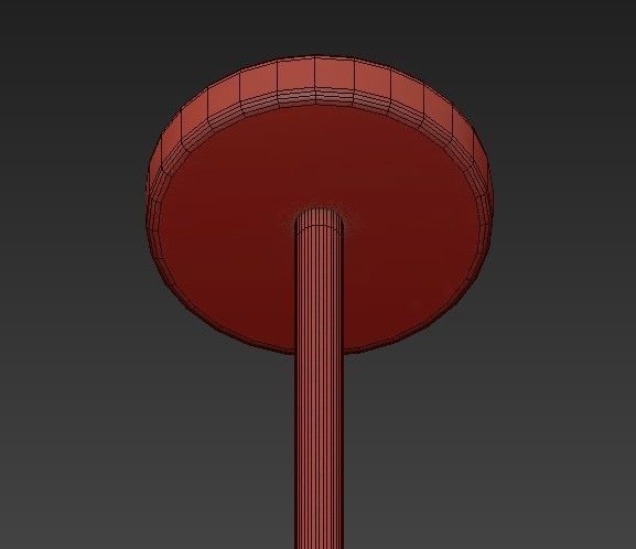 YBFQ LED Elegante pentant 3D model_3