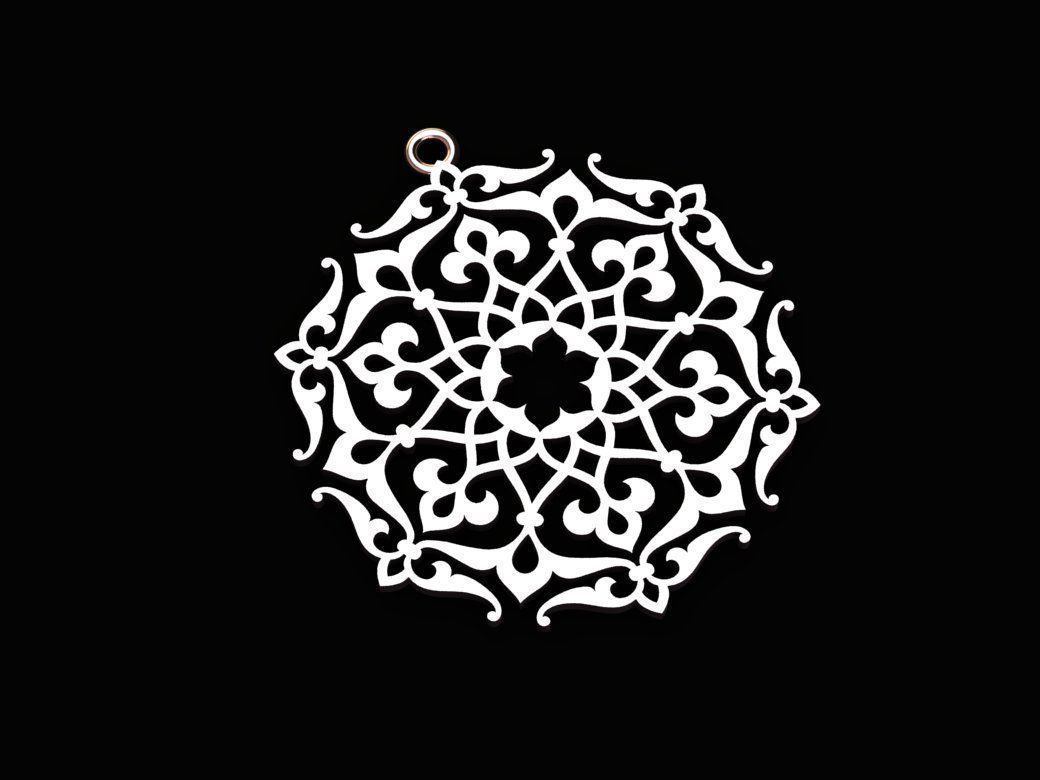 Necklace 10 3D print model_2