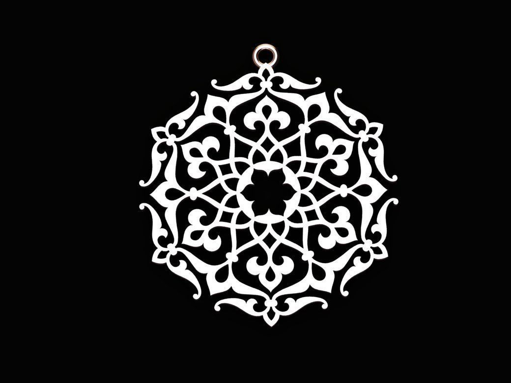 Necklace 10 3D print model_3