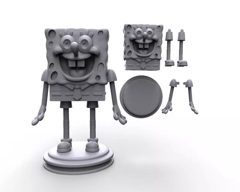 Spongebob squarepants standstill version Free 3D print model_0