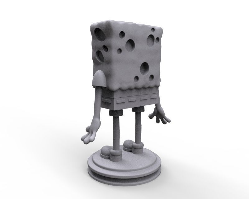 Spongebob squarepants standstill version Free 3D print model_4