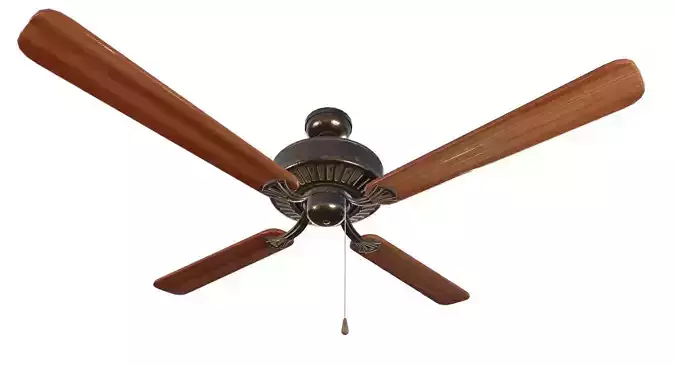 Ceiling Fan Game Ready Low-poly 3D model