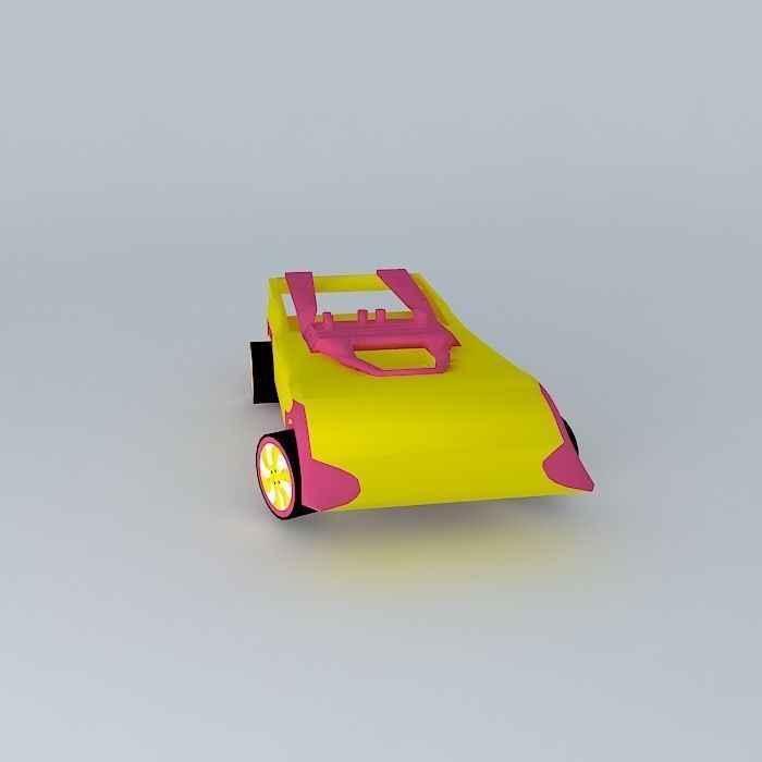 Toy car Free 3D model_2