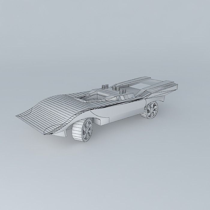 Toy car Free 3D model_4