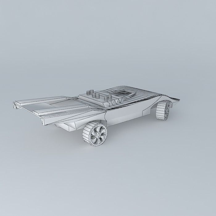 Toy car Free 3D model_3