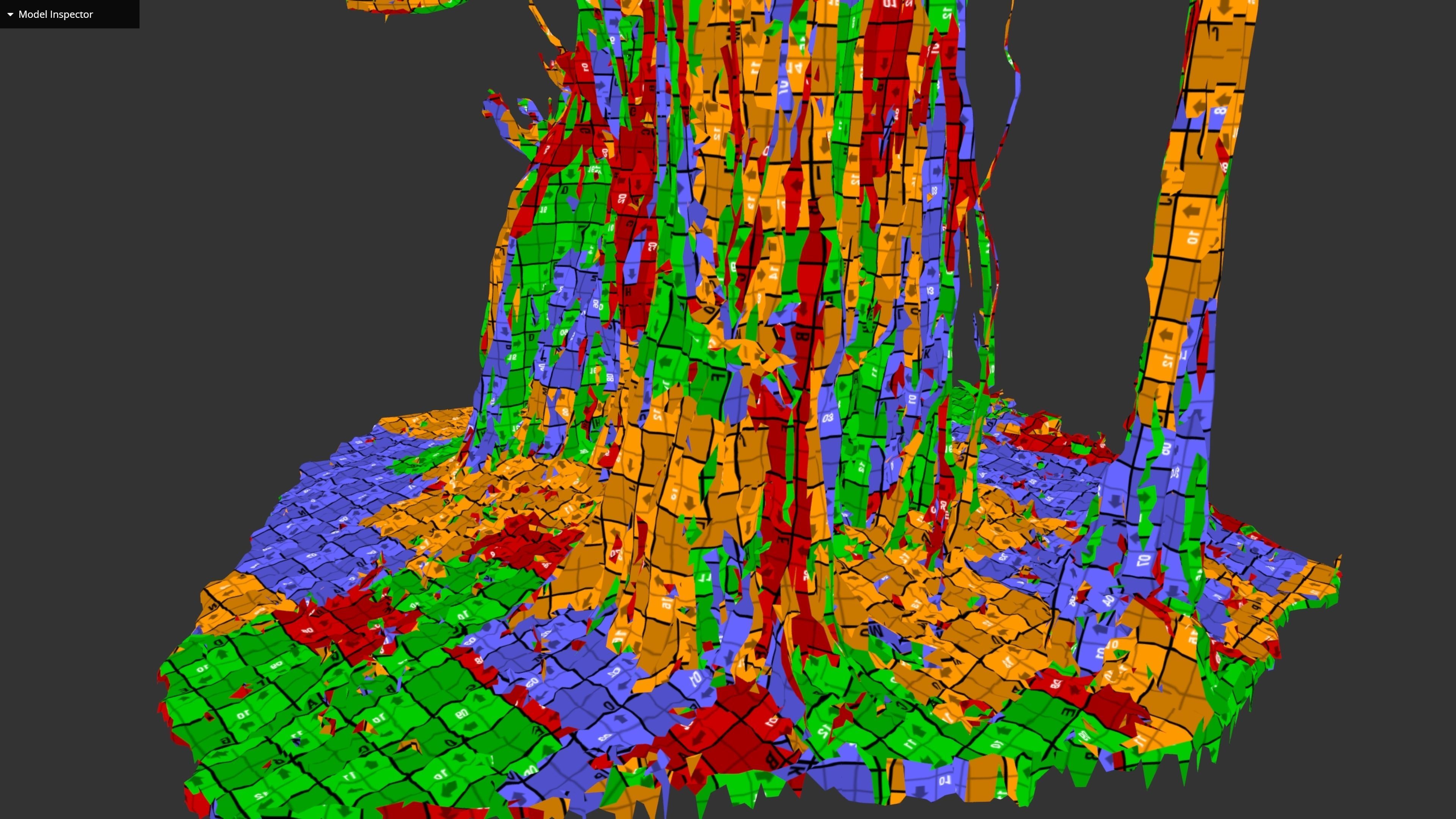Banyan Tree Trunk Low-poly 3D model_47
