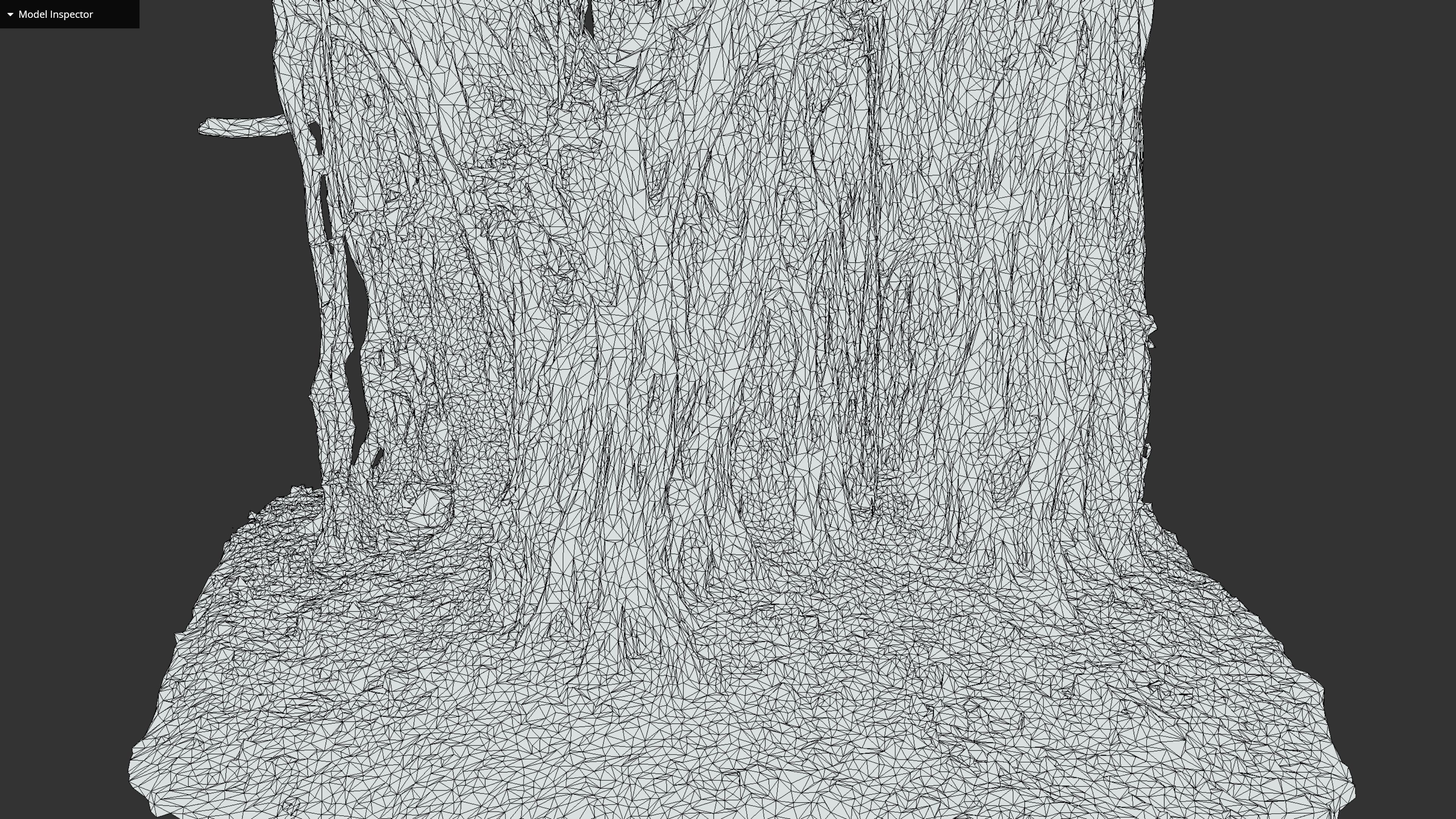 Banyan Tree Trunk Low-poly 3D model_37