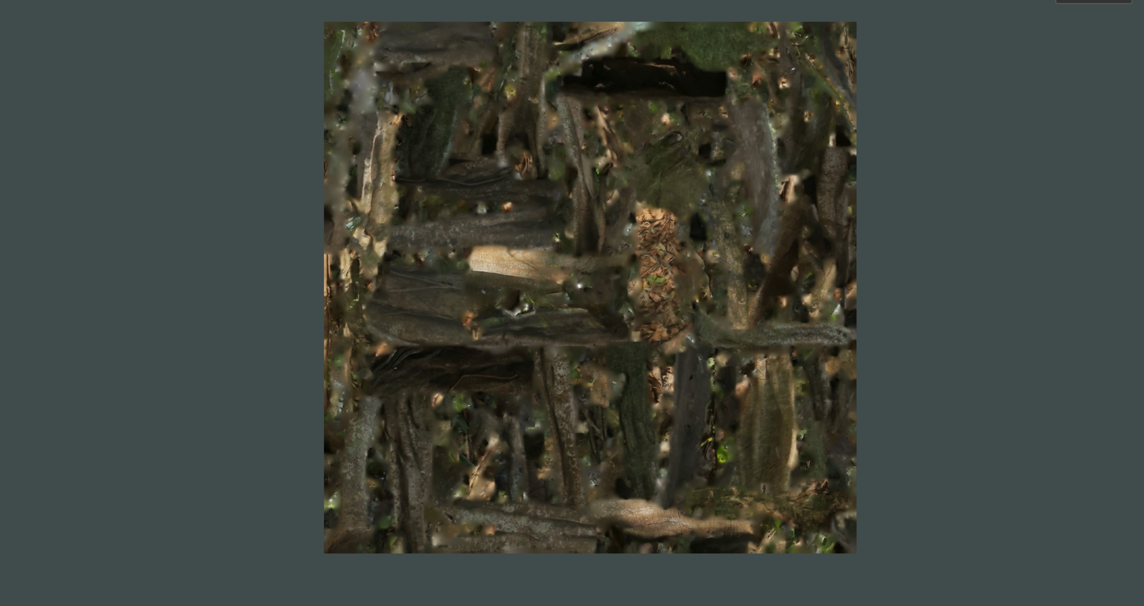 Banyan Tree Trunk Low-poly 3D model_49