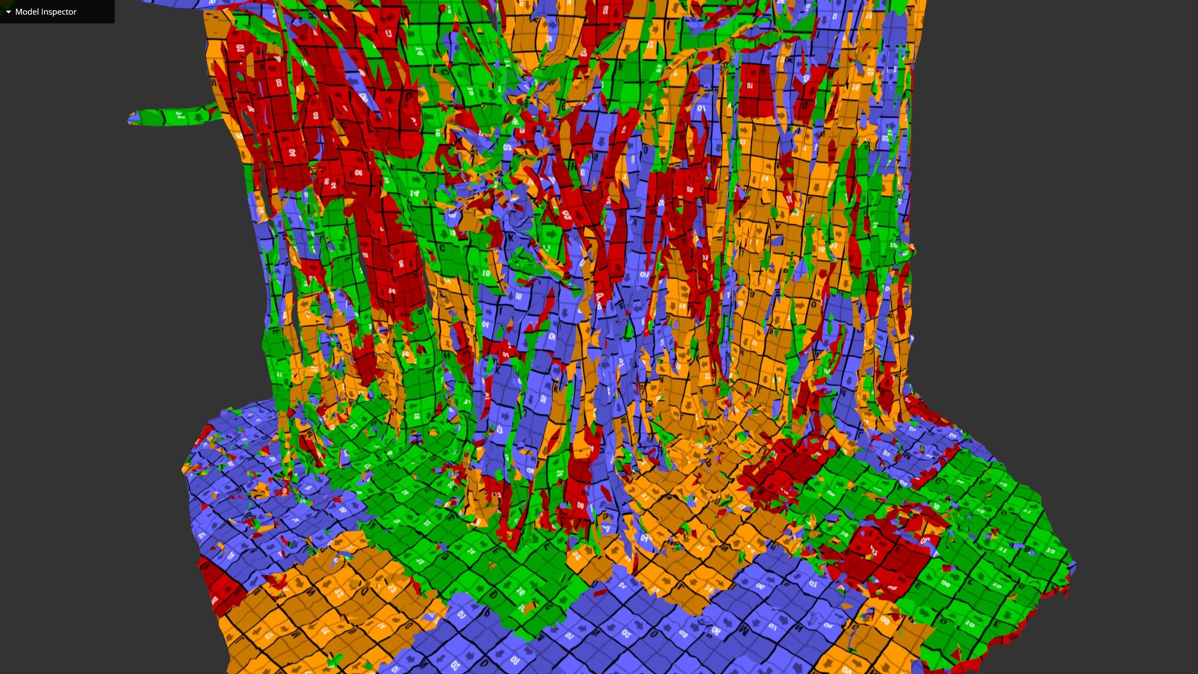 Banyan Tree Trunk Low-poly 3D model_46