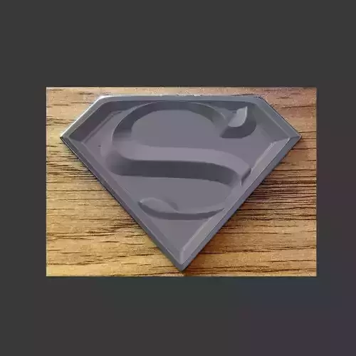 Superman Logo 3D Model 3D model