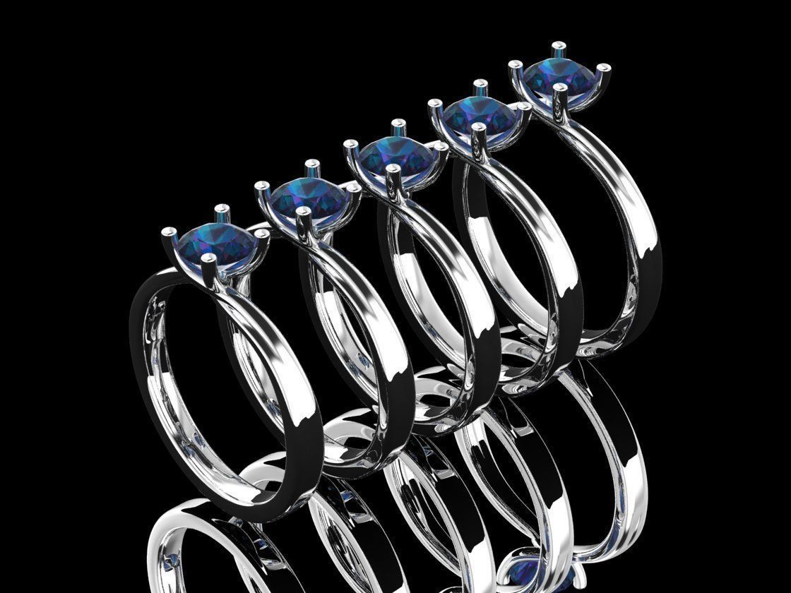 Engagement Ring 02 3D print model_2