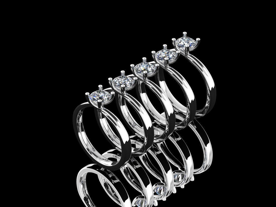 Engagement Ring 02 3D print model_1