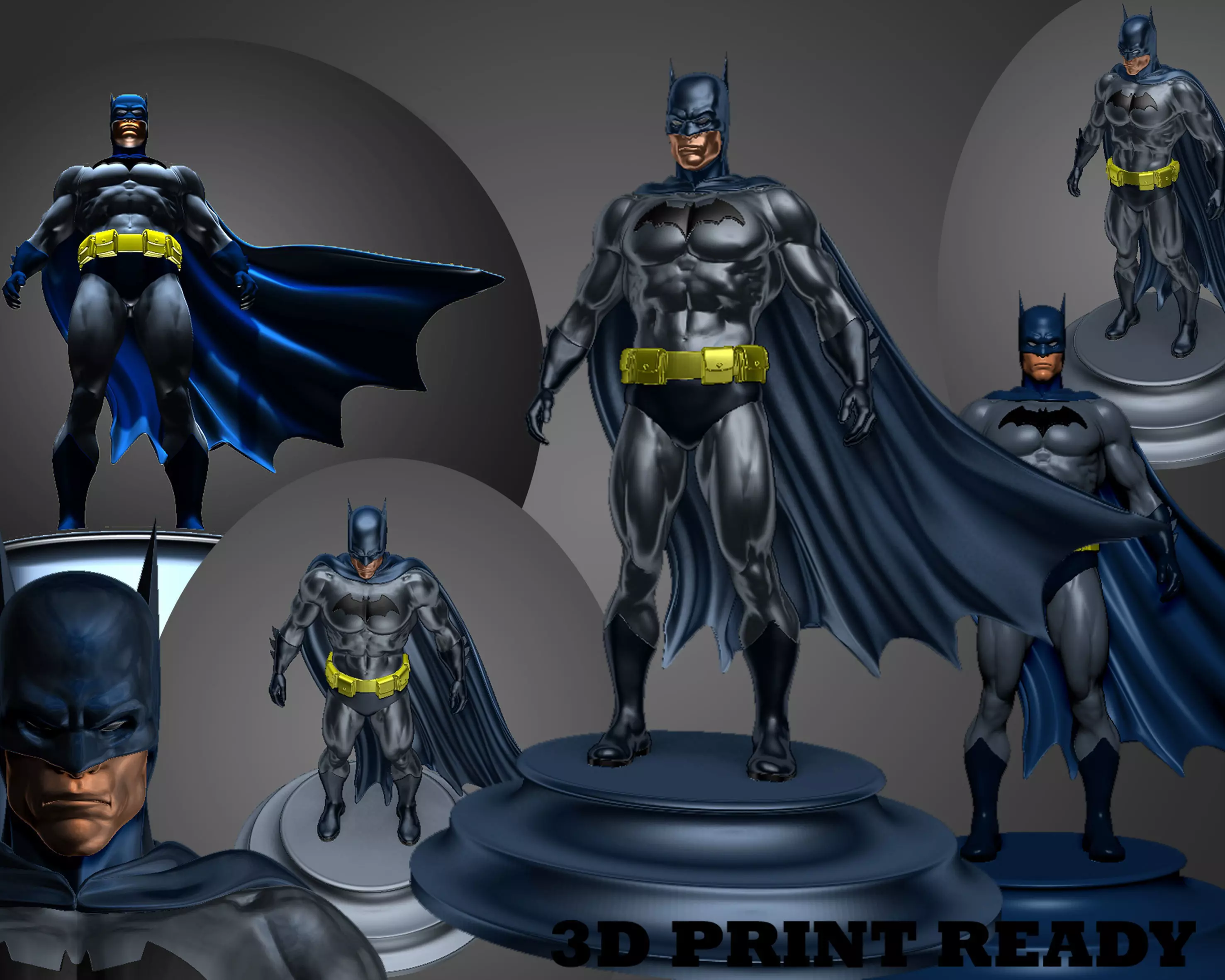 BATMAN statue 3D print model