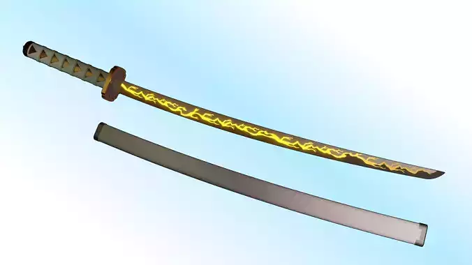 Zenitsu Agatsuma sword  Demon Slayer Kimetsu no Yaiba Sword  