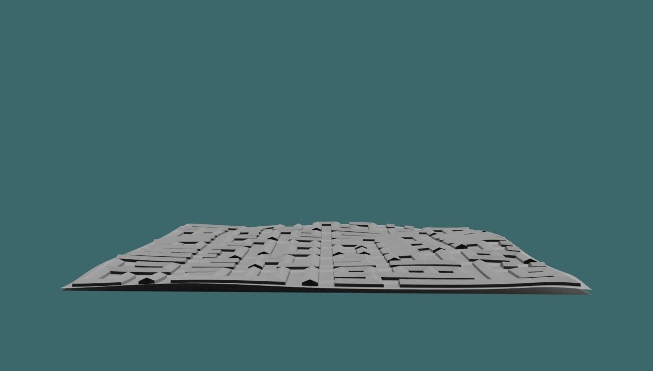 Quran surah al ikhlas kufi calligraphy 3d stl  for cnc  Carving 3D print model_8