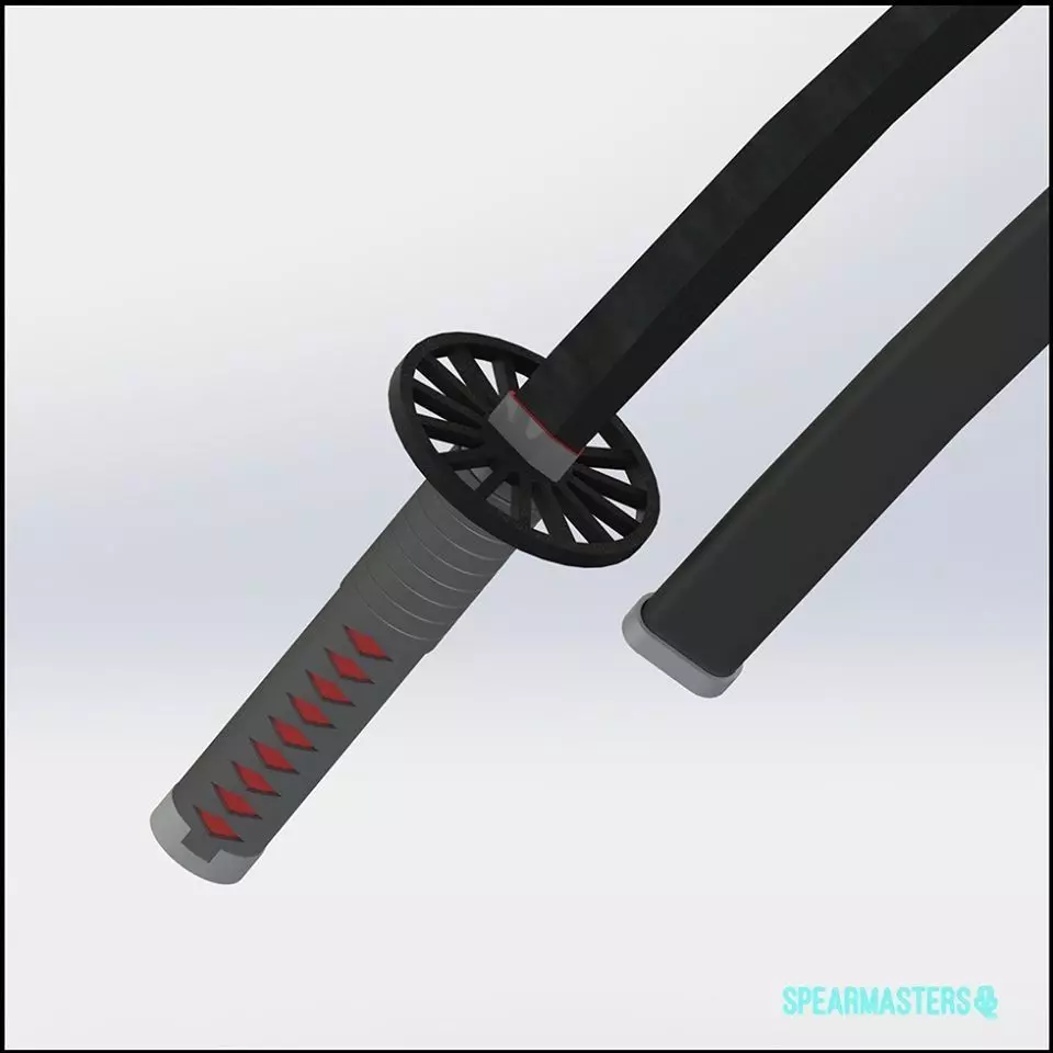 Tanjiro Kamado Demon Slayer Kimetsu no Yaiba Sword 3D print 3D print model_0