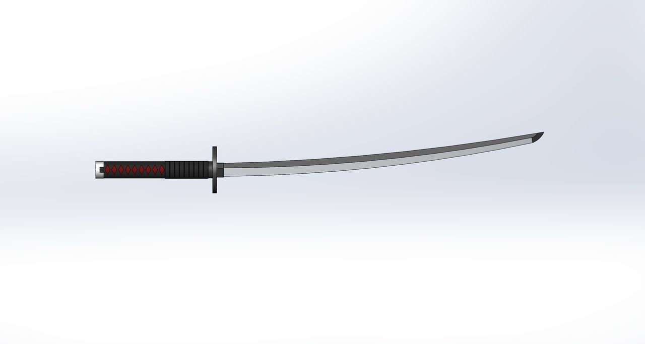 Tanjiro Kamado Demon Slayer Kimetsu no Yaiba Sword 3D print 3D print model_4