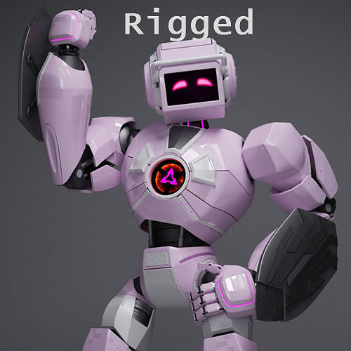 Alien robot 3D model