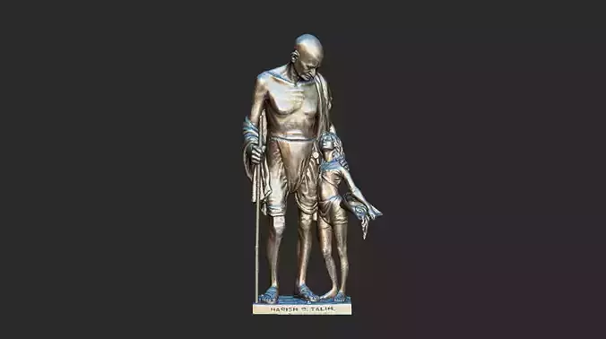 Gandhi by Harish  Talim 3DP 3D print model