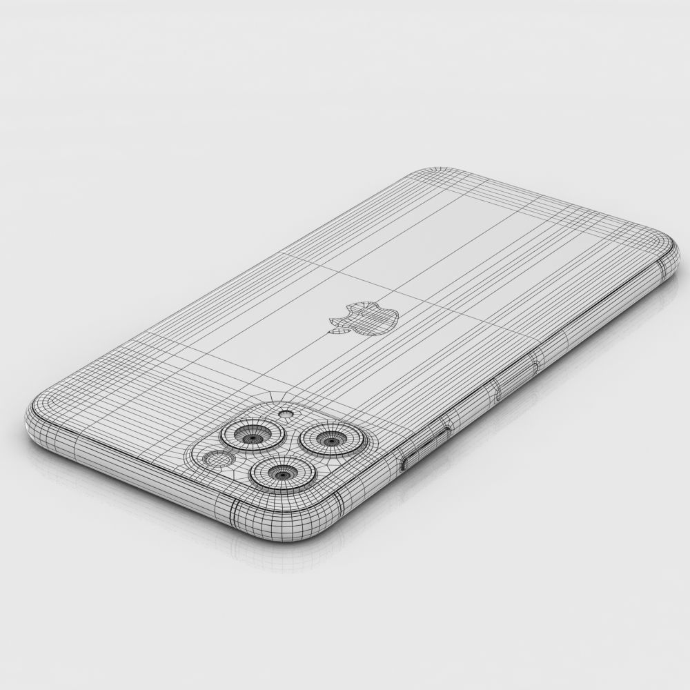 Apple iPhone 11 Pro Max Low-poly 3D model_20