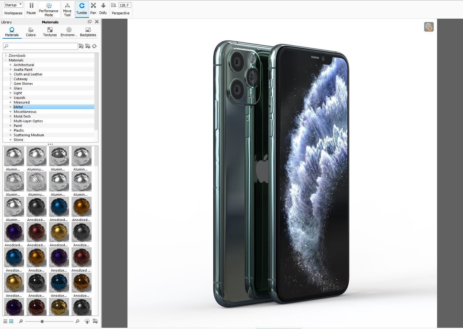 Apple iPhone 11 Pro Max Low-poly 3D model_24
