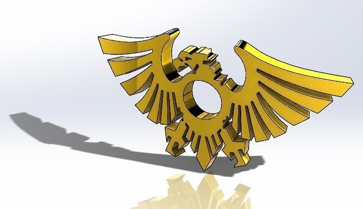 Eagle Pendant  3D print model_1