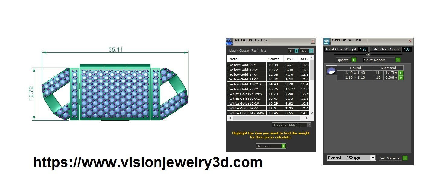 CUBAN CHIN WITH SELF ADJUSTMENT AS PAR SIZE  3D print model_1