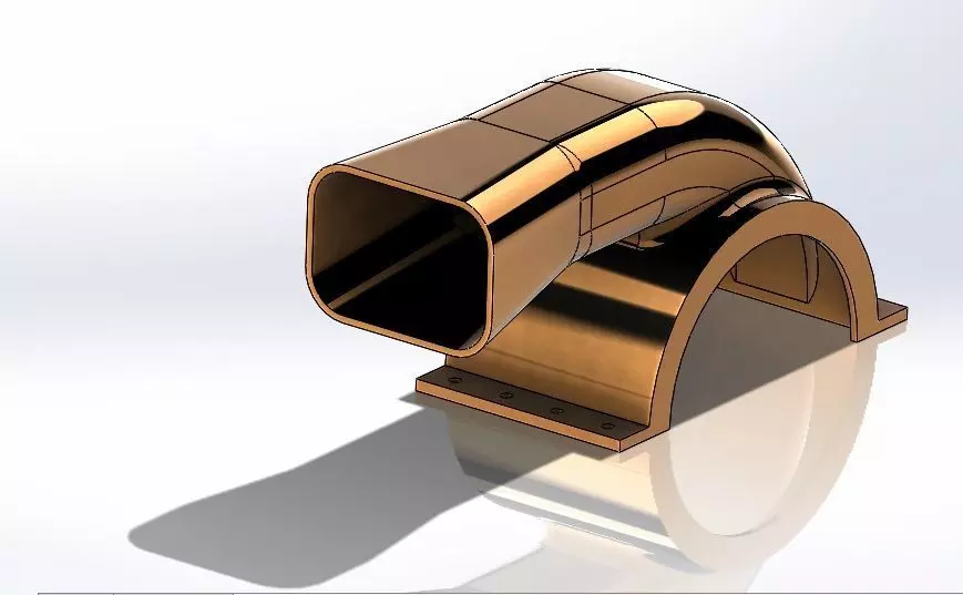 Upper Housing of Blower   3D print model_0