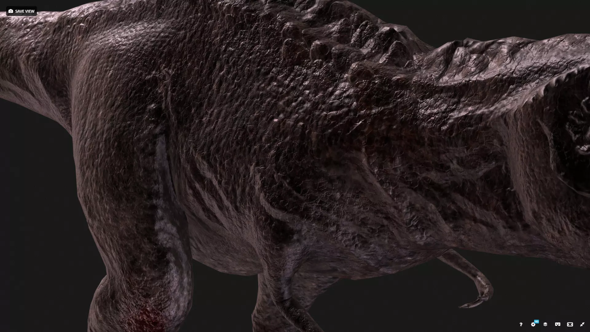 T-rex Animal Tyrannosaurus Low-poly 3D model