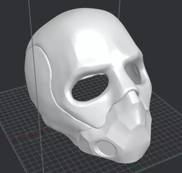 SkullBreather Mask 3D print model_0