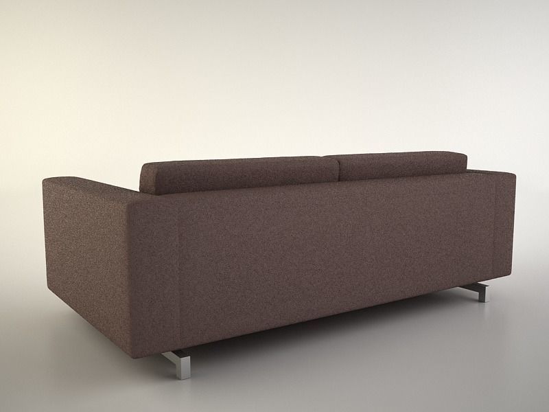 Settee by Marmol Radziner 3D model_3