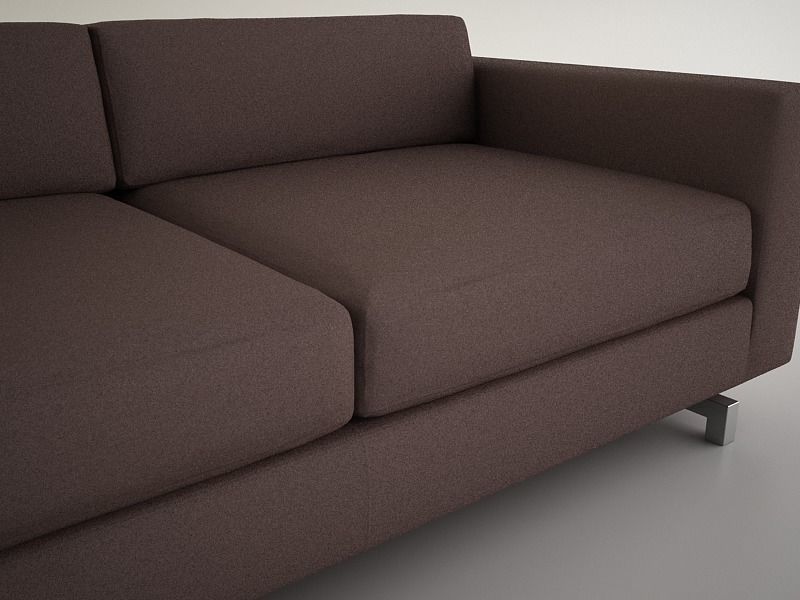 Settee by Marmol Radziner 3D model_4