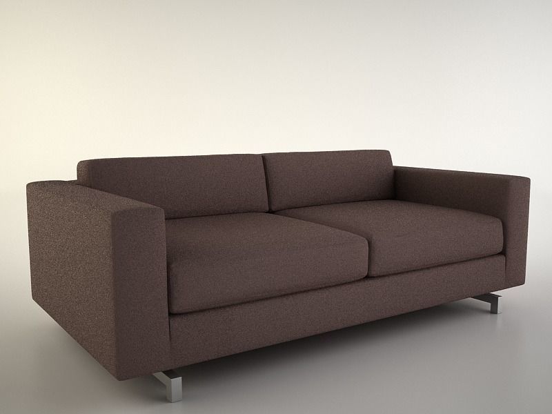 Settee by Marmol Radziner 3D model_1