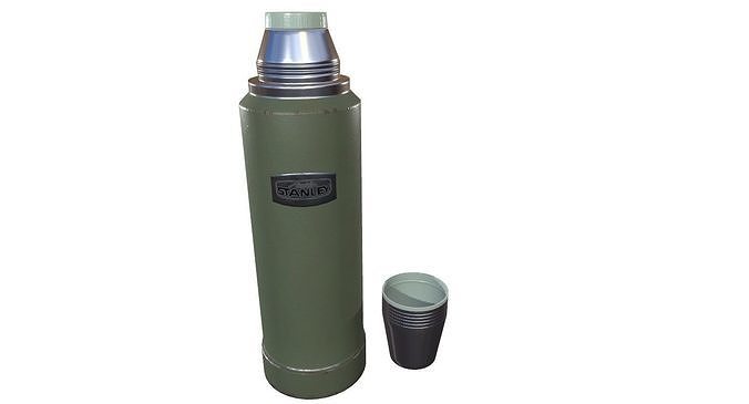 Coffee Thermos Game Ready Low-poly 3D model