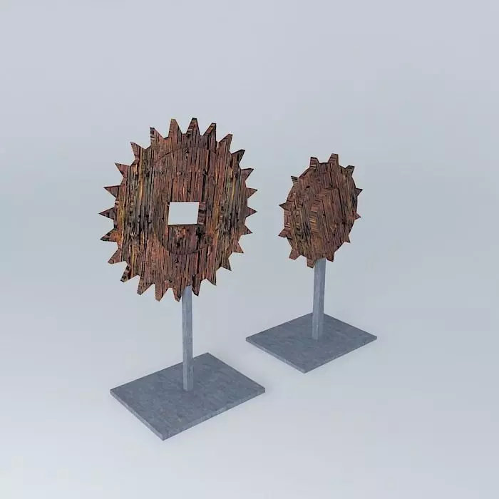 wooden ornament Free 3D model