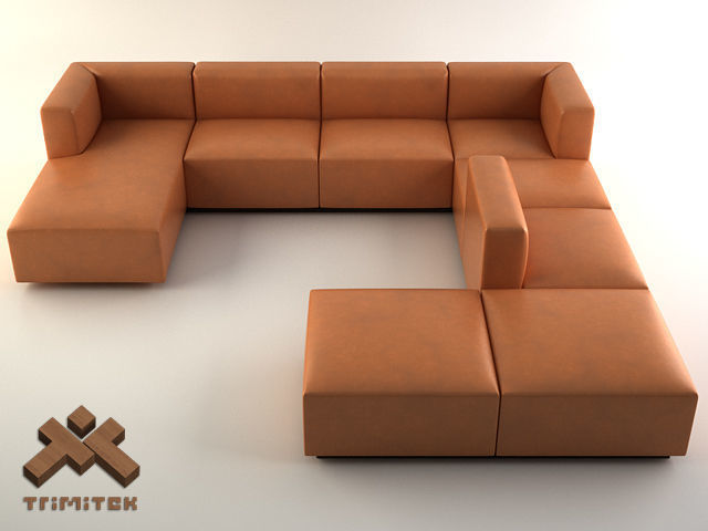 Modular Furniture Set by Walter Knoll 3D model_14