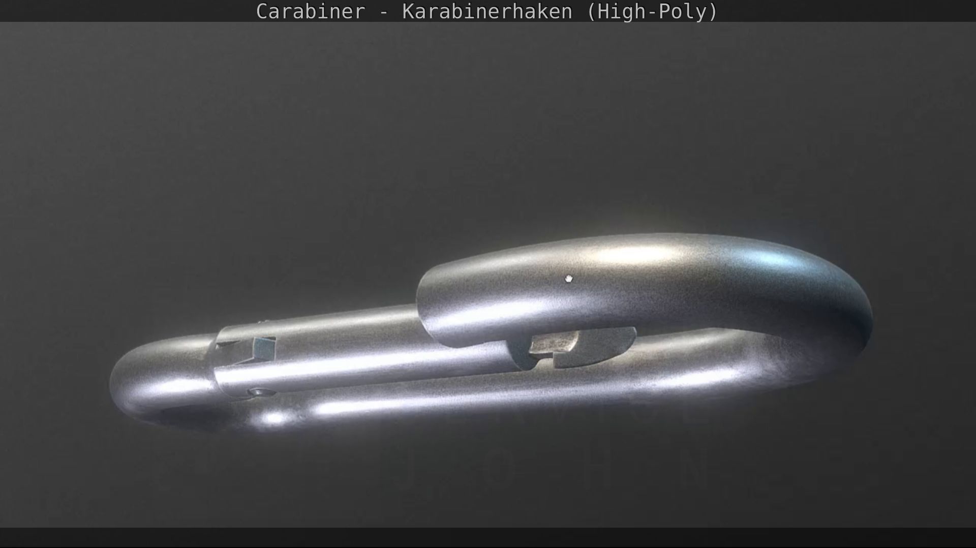 Carabiner - Karabinerhaken - High-Poly 3D model_77