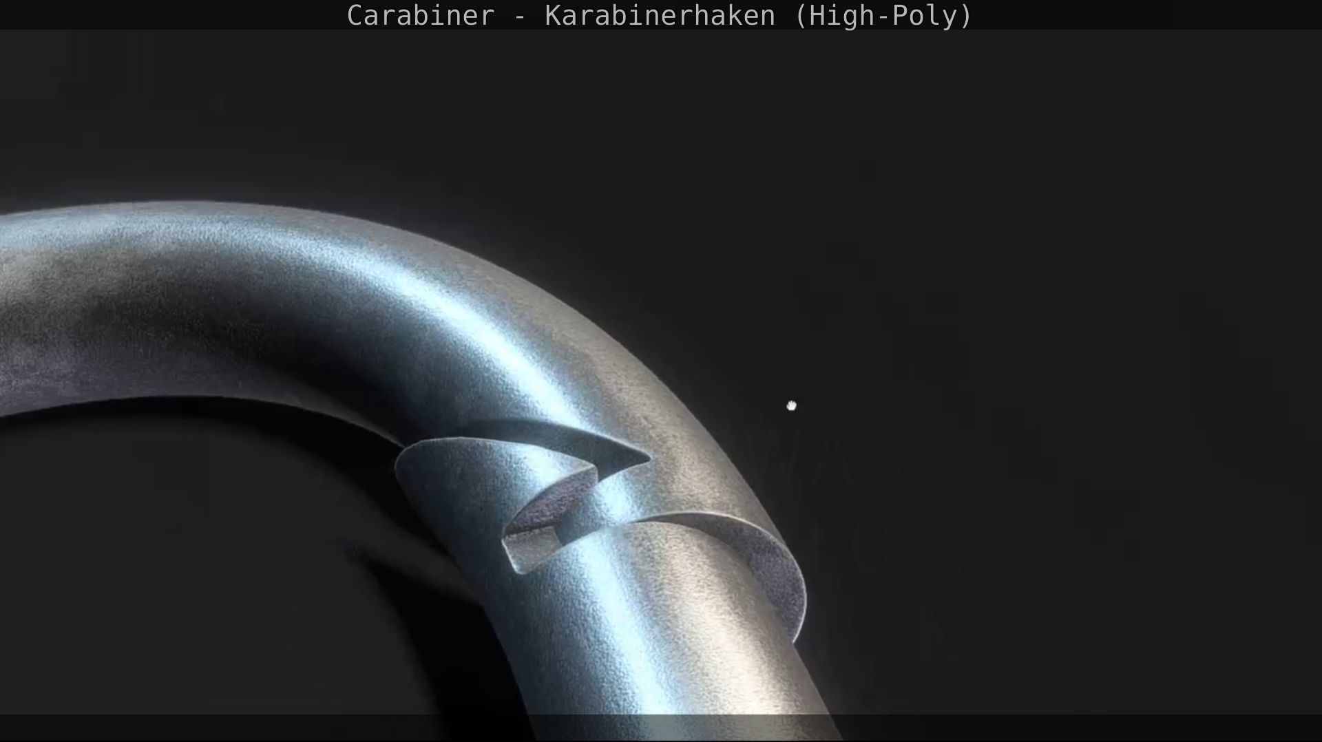 Carabiner - Karabinerhaken - High-Poly 3D model_95