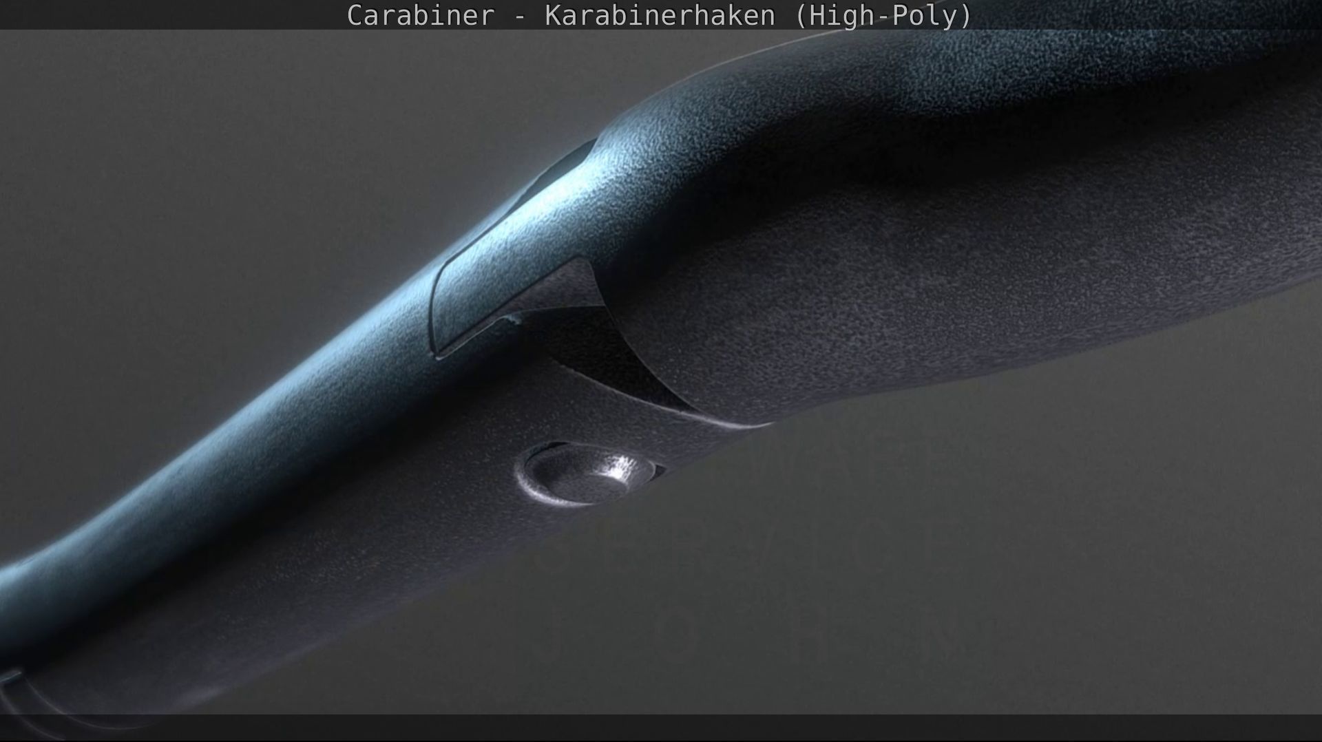 Carabiner - Karabinerhaken - High-Poly 3D model_58