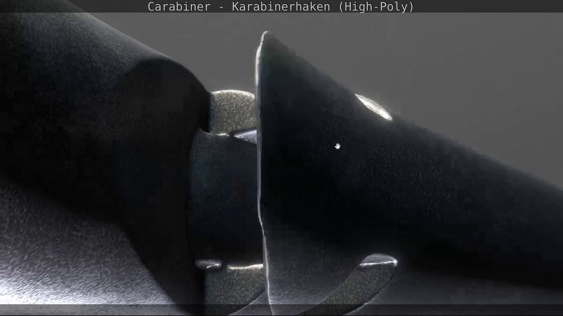 Carabiner - Karabinerhaken - High-Poly 3D model_101