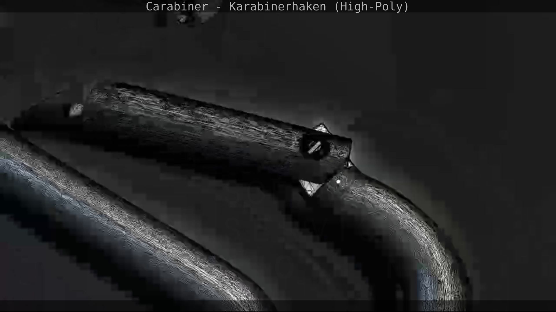 Carabiner - Karabinerhaken - High-Poly 3D model_133