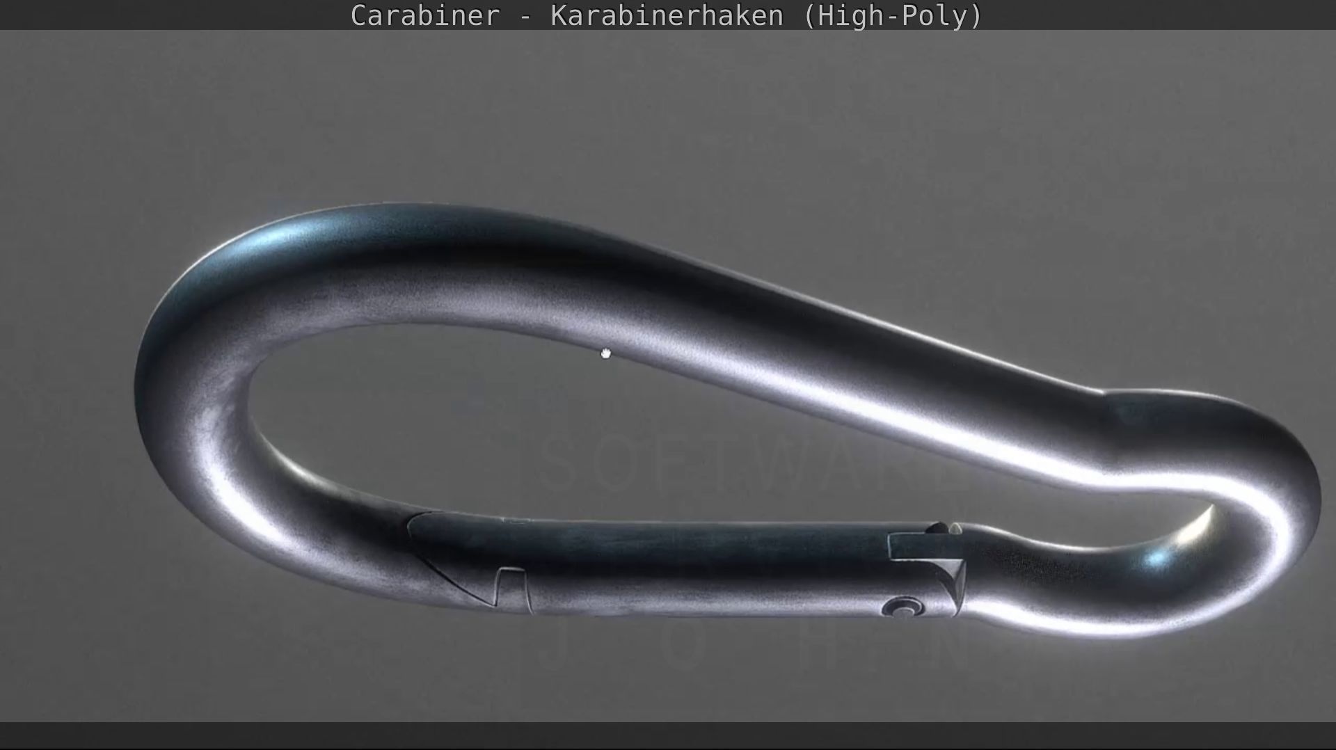Carabiner - Karabinerhaken - High-Poly 3D model_83