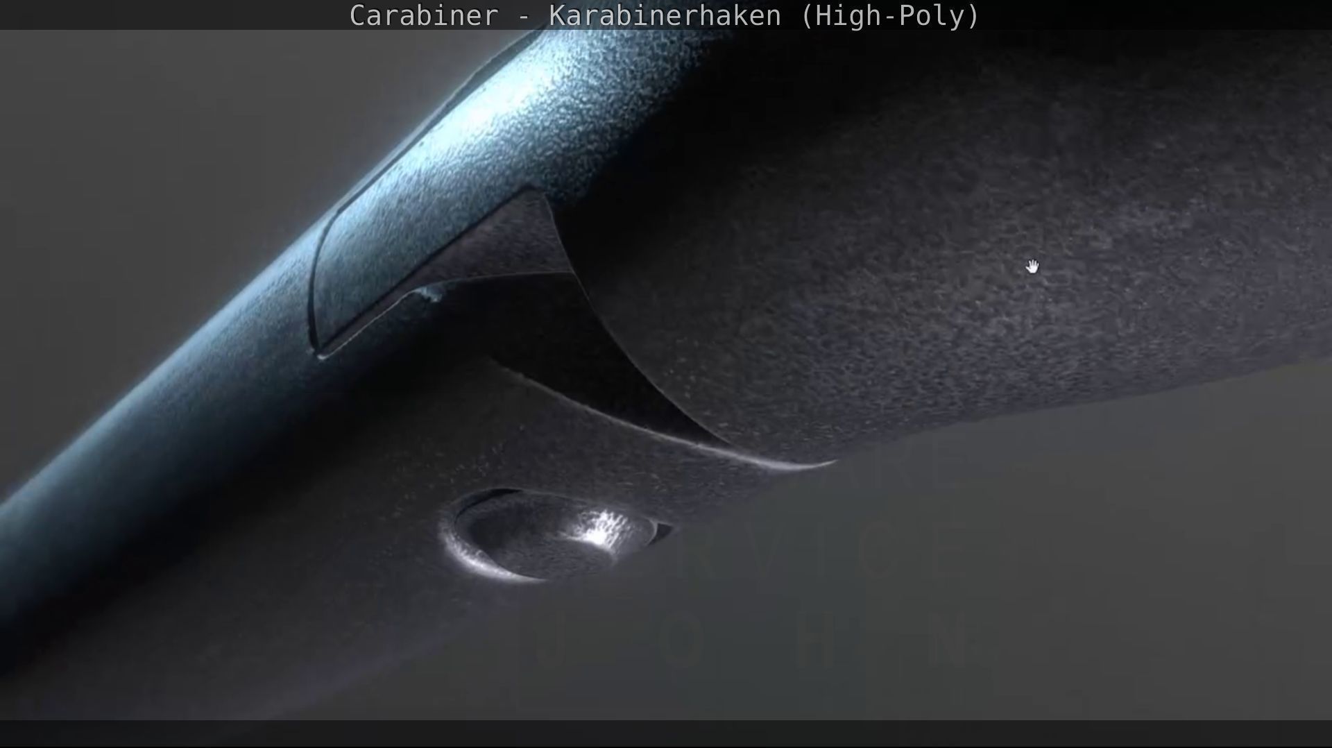 Carabiner - Karabinerhaken - High-Poly 3D model_56