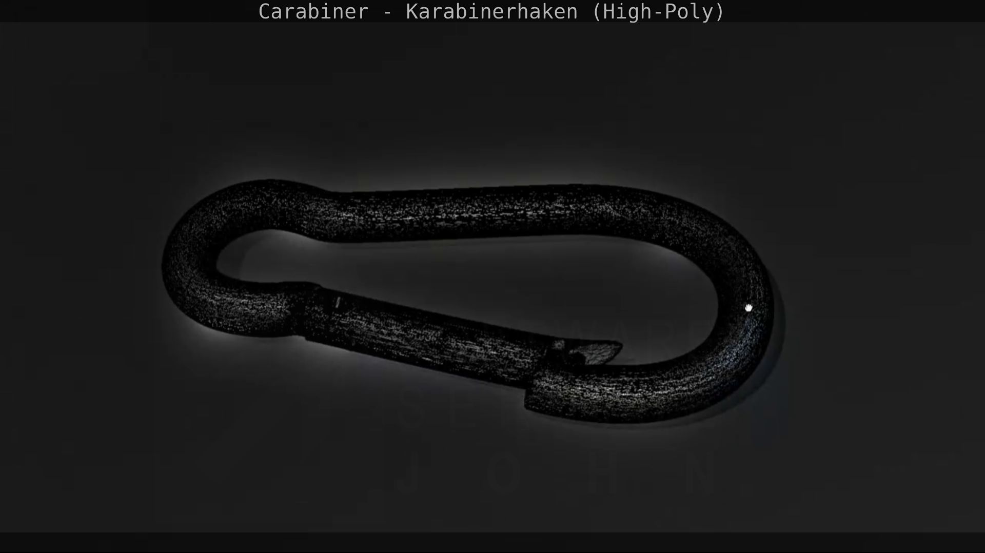 Carabiner - Karabinerhaken - High-Poly 3D model_23