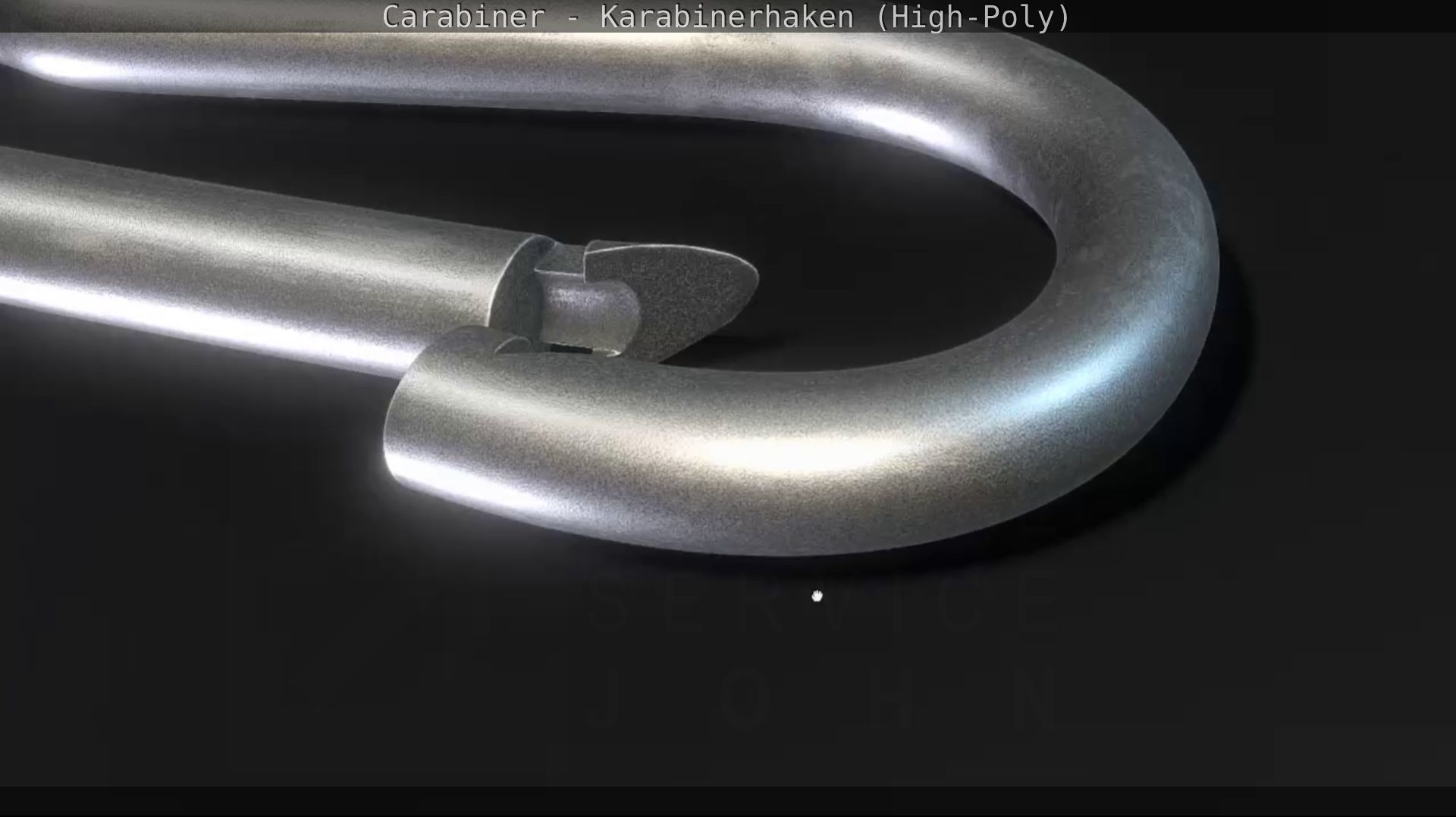 Carabiner - Karabinerhaken - High-Poly 3D model_93
