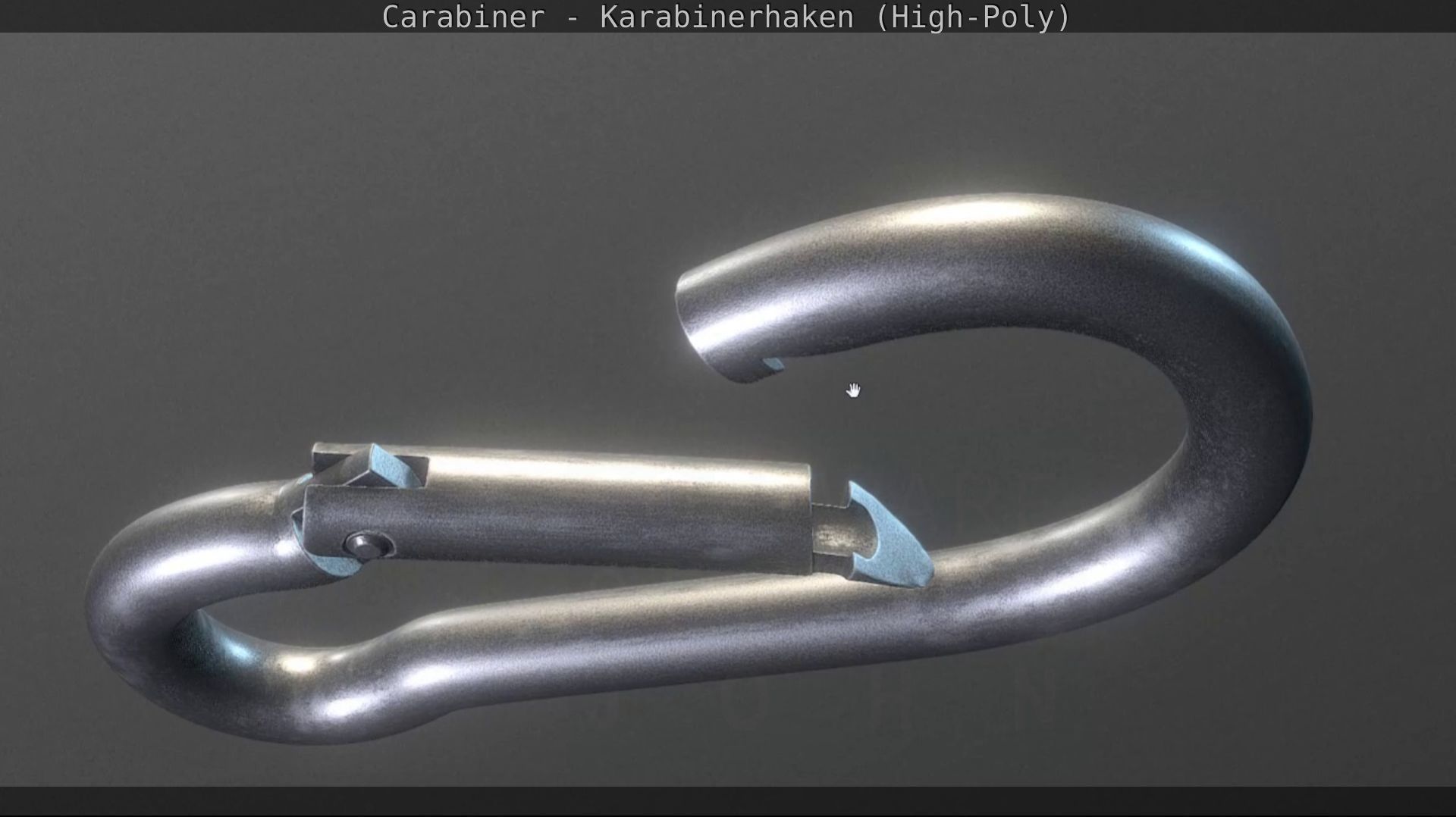 Carabiner - Karabinerhaken - High-Poly 3D model_78